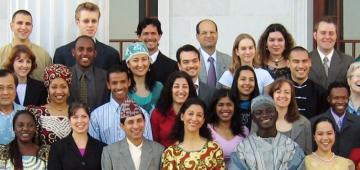 Baha&#039;is at the World Center - courtesy of bahaiteachings.org